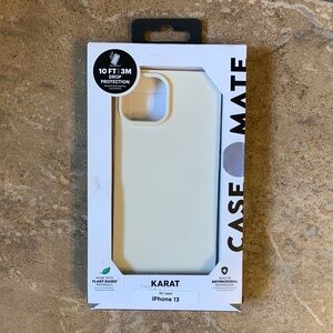 Case-Mate Karat iPhone 13 Case - Cream